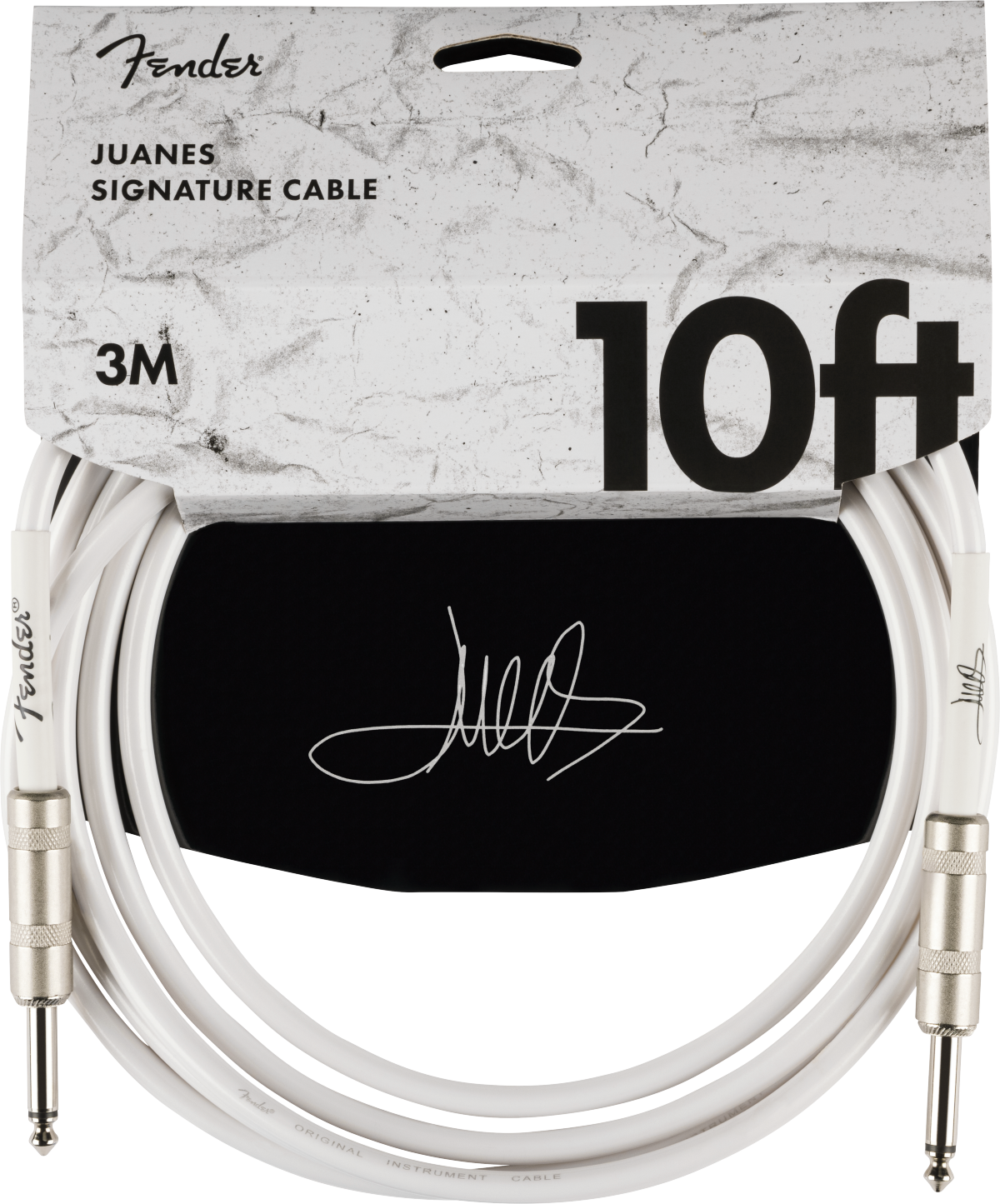 Juanes 10' Instrument Cable, Luna White