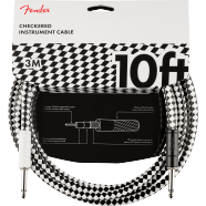 Fender  Pro 10' Instrument Cable, Checkerboard