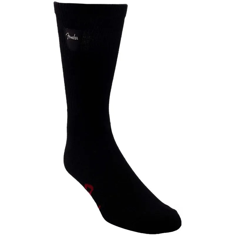 FENDER PICK POCKET CREW SOCKS, 1 PAIR