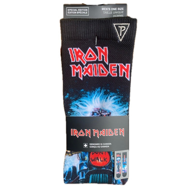 IRON MAIDEN BIKER EDDIE SOCKS, 1 PAIR