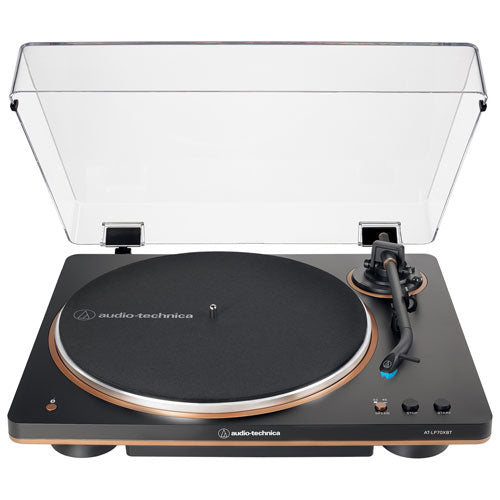 Audio-Technica AT-LP70XBT-BZ Belt Drive Turntable - Black/Bronze