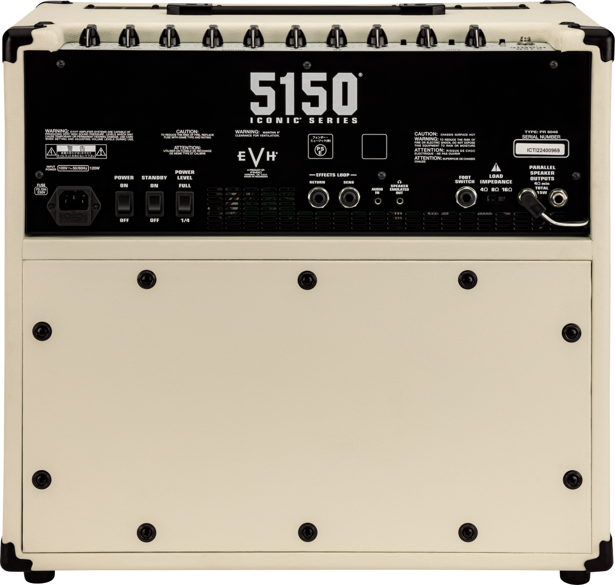 EVH  5150® Iconic® Series 15W 1X10 Combo, Ivory, 120V