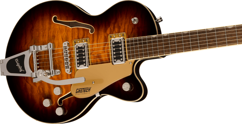 Gretsch  G5655T-QM Electromatic® Center Block Jr. Single-Cut Quilted Maple with Bigsby®, Sweet Tea