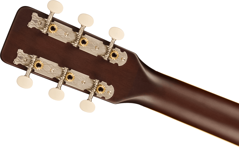Fender Jim Dandy™ Dreadnought, Walnut Fingerboard, White Pickguard, Rex Burst
