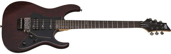 USED Schecter Banshee-6 FR SGR Electric Guitar, Walnut Satin