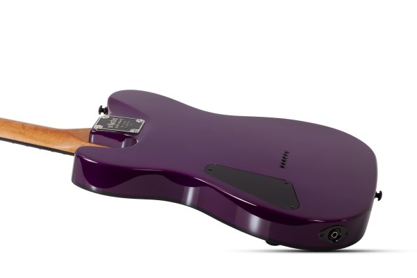 Schecter PT Standard Electric Guitar, Purple Burst Burl