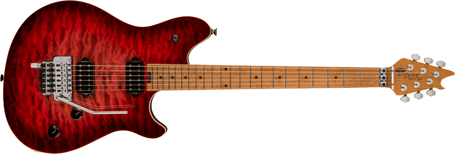 EVH Wolfgang® Special QM, Baked Maple Fingerboard, Sangria