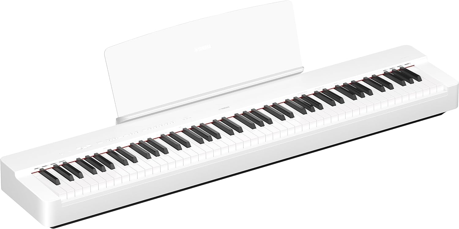 Yamaha P225 88-Key Portable Digital Piano - White