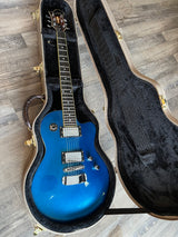 Used Hagstrom D2H Electric Guitar Sparkle Blue w/Case