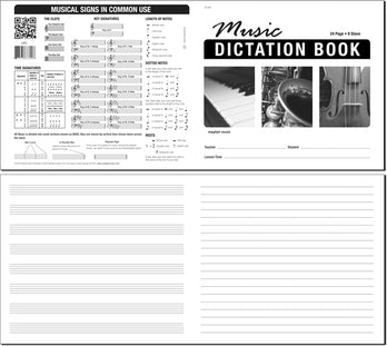 Dictation Book - 8 Stave