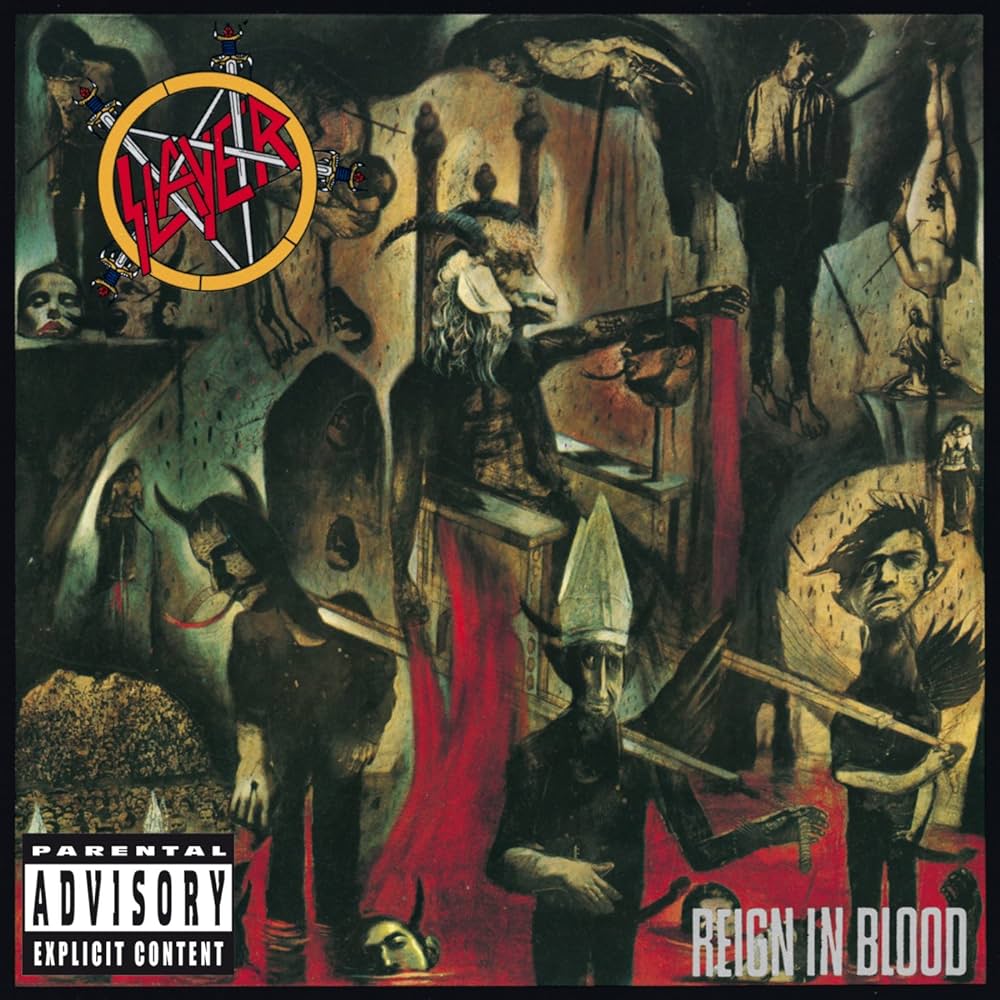 VINYL Slayer RSD2024 Reign In Blood (Clear w/ Red Splatter)