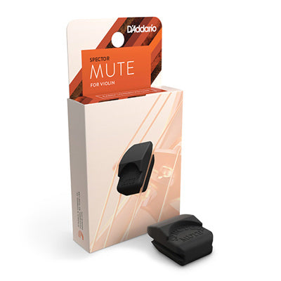 D'Addario Spector Violin Mute, Black