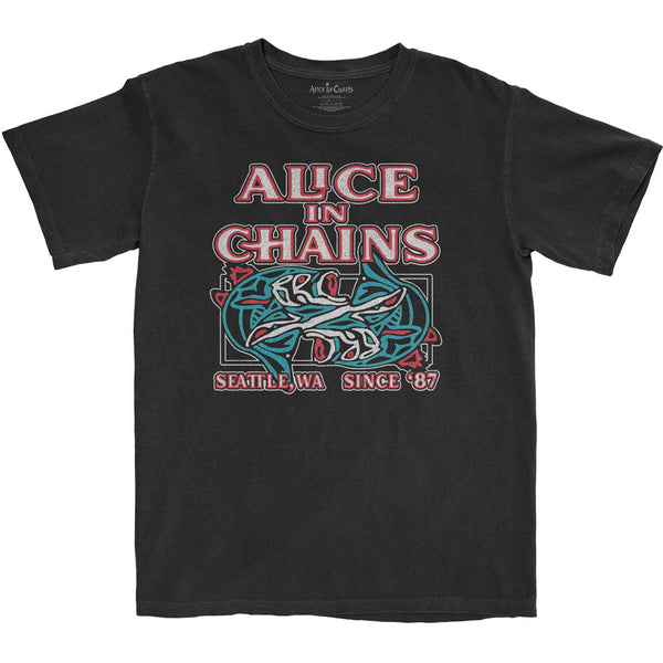 ALICE IN CHAINS UNISEX T-SHIRT: TOTEM FISH