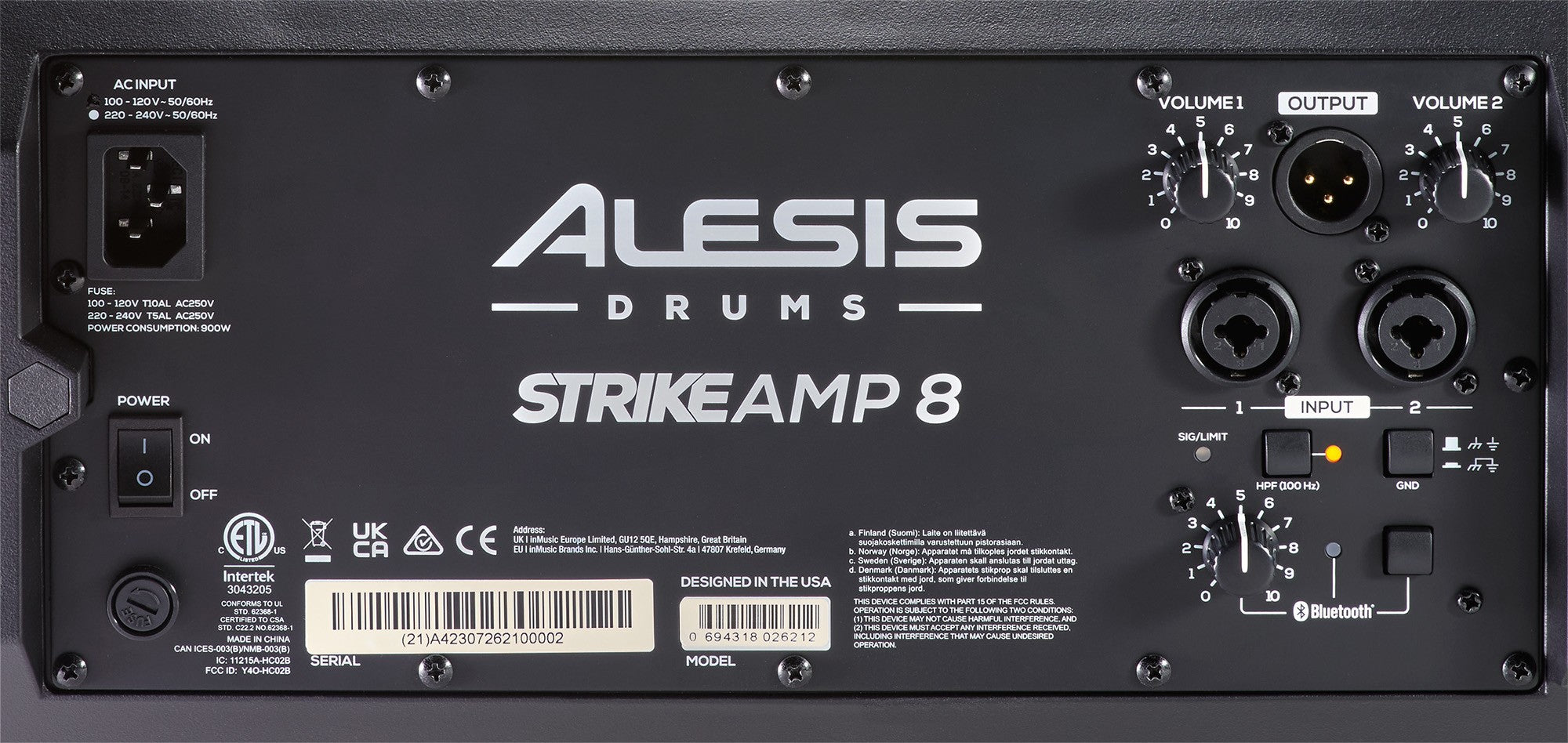 Alesis Strike Amp 8 MK2 8" Drum Amplifier w/ Bluetooth