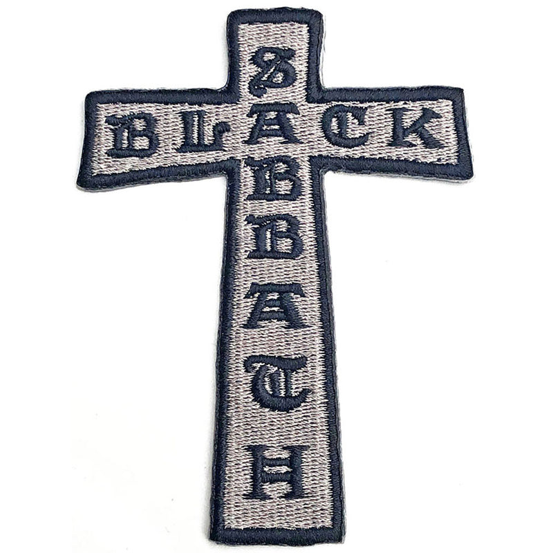 BLACK SABBATH STANDARD WOVEN PATCH: CROSS