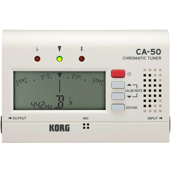 Korg Chromatic Tuner with Large LCD Screen, Adjustable Calibration Range, Reference Tone