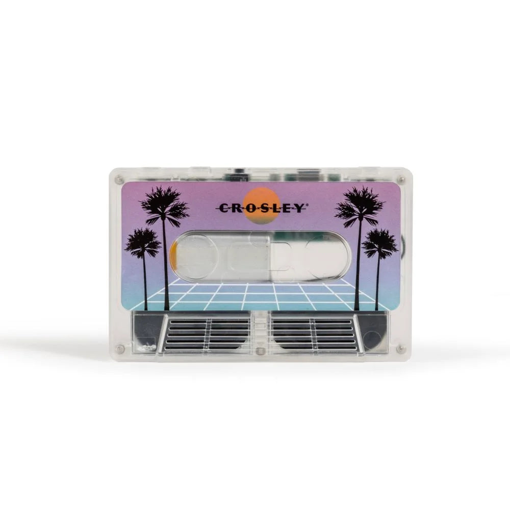 Crosley Cassette Tape Portable Bluetooth Speaker - Vaporwave Translucent