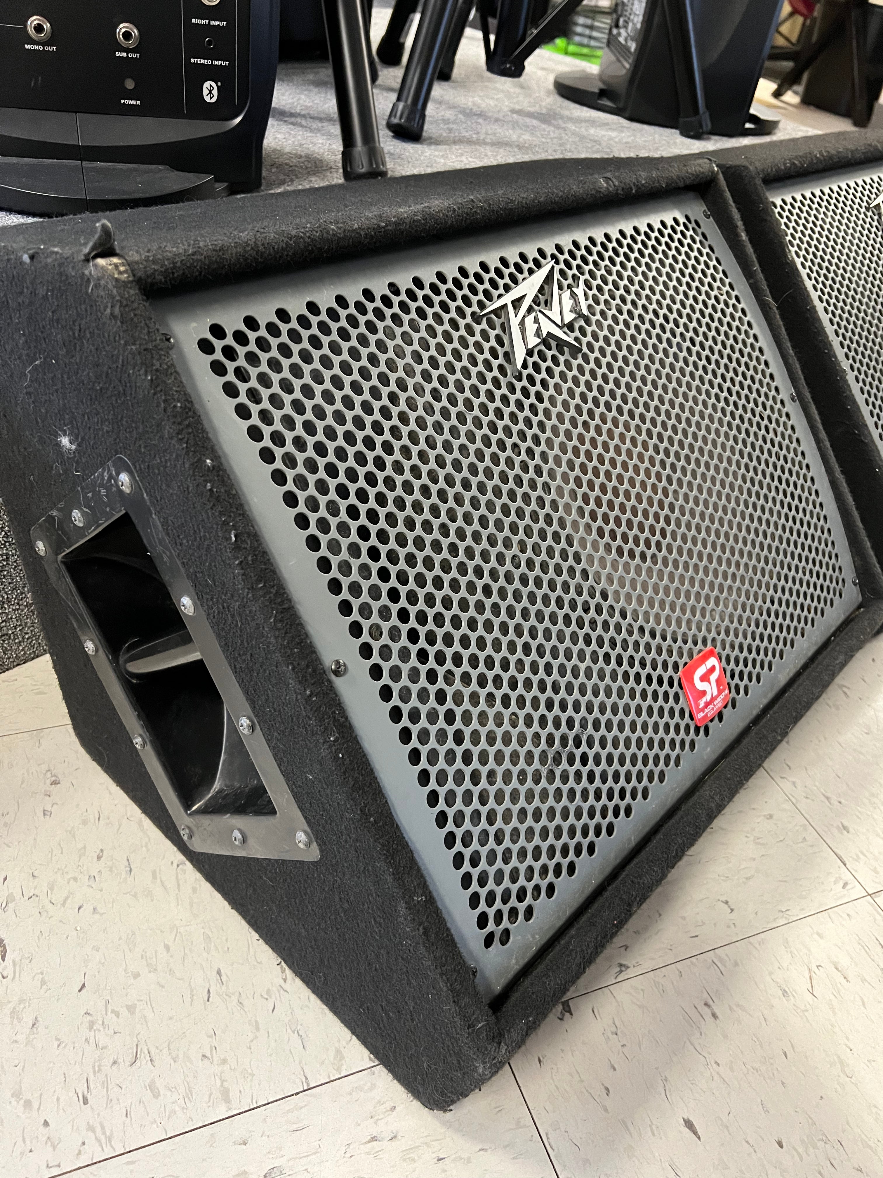 Used Peavey SP12M Floor Monitors