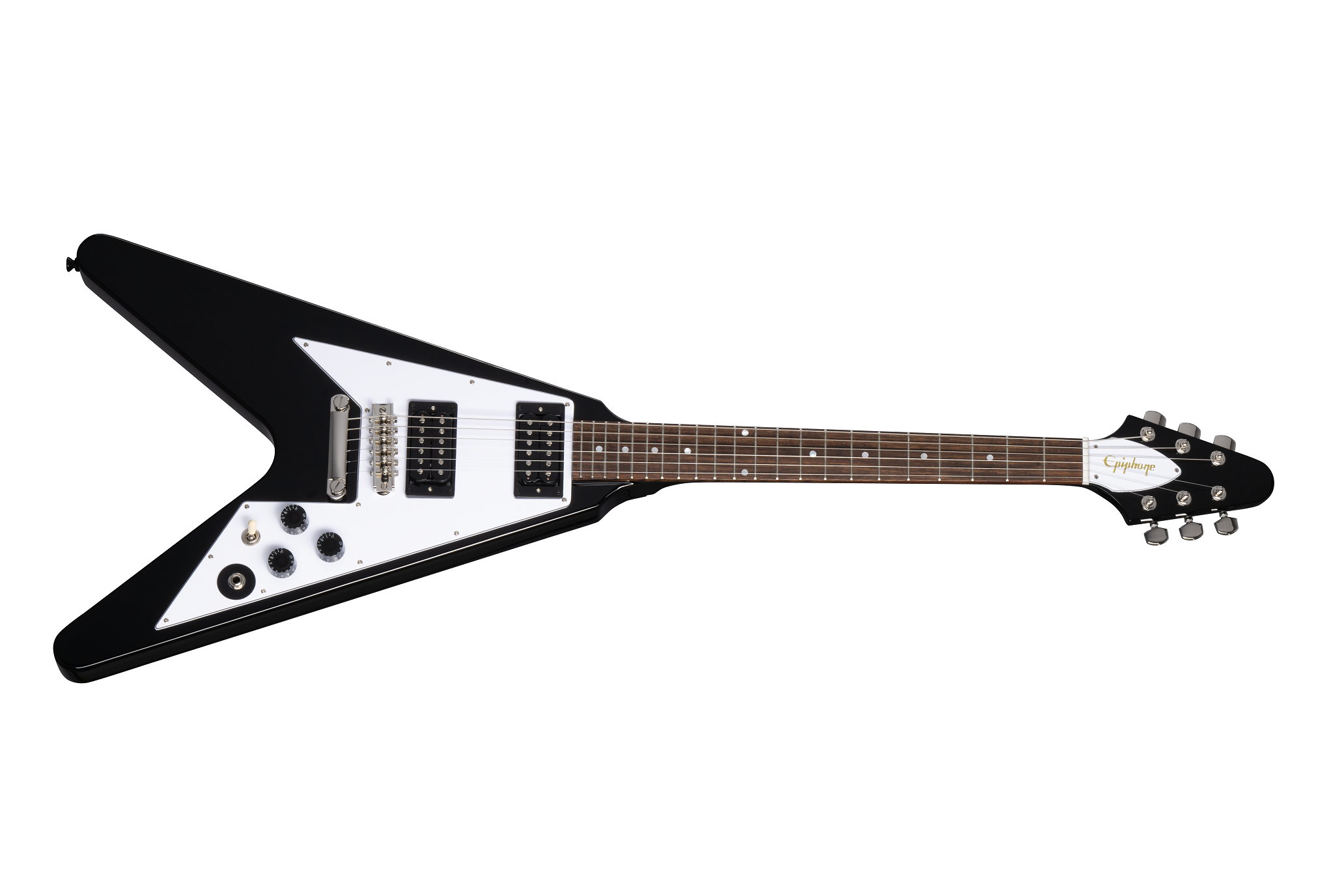 Epiphone Kirk Hammett 1979 Flying V, Ebony