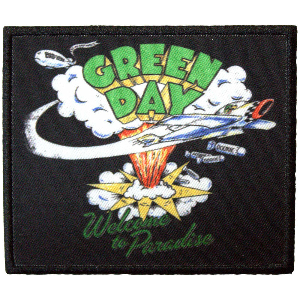 Green Day Printed Patch Welcome To Paradise (Standard)