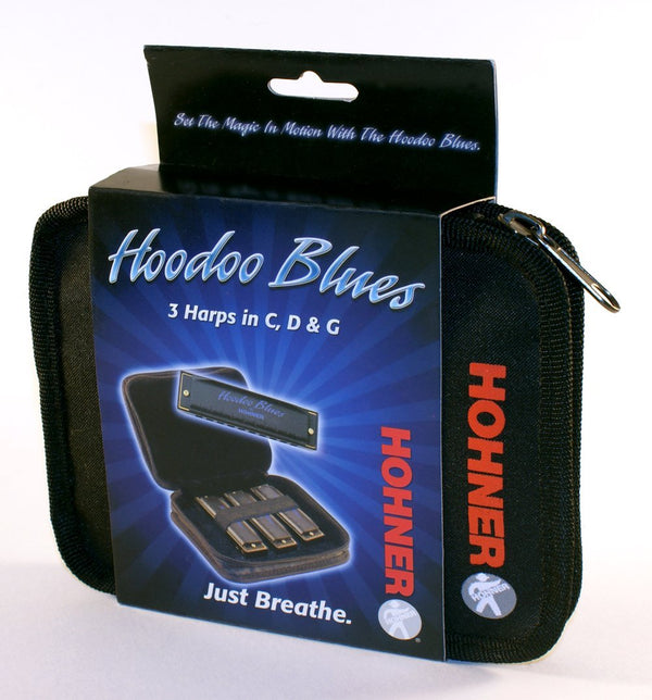 Hohner HooDoo Blues Harmonica, Key of C, D and G