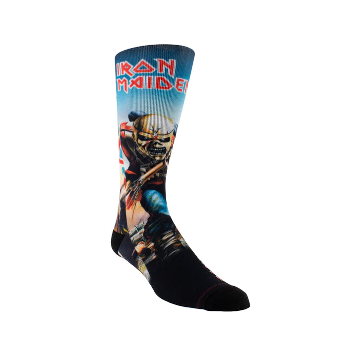 IRON MAIDEN THE TROOPER SOCKS, 1 PAIR