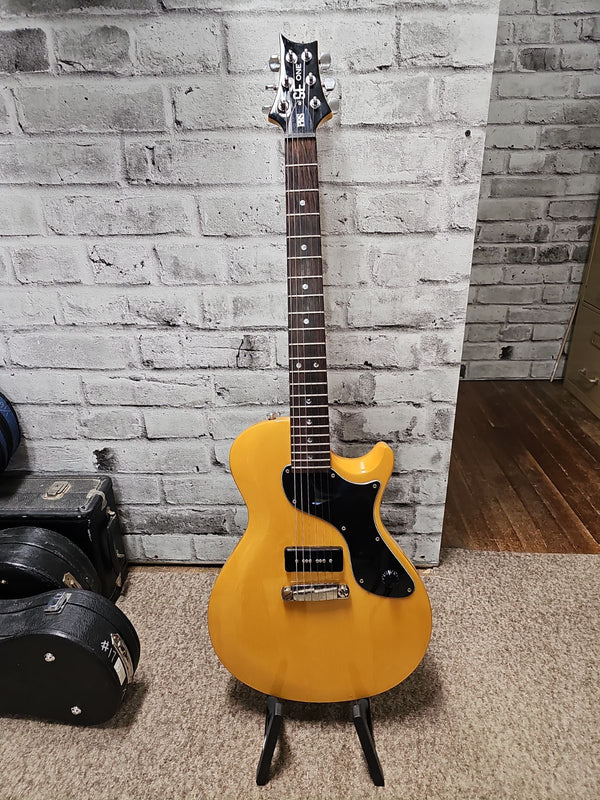 USED PRS SE One, Single Cut, Yellow, with P90s
