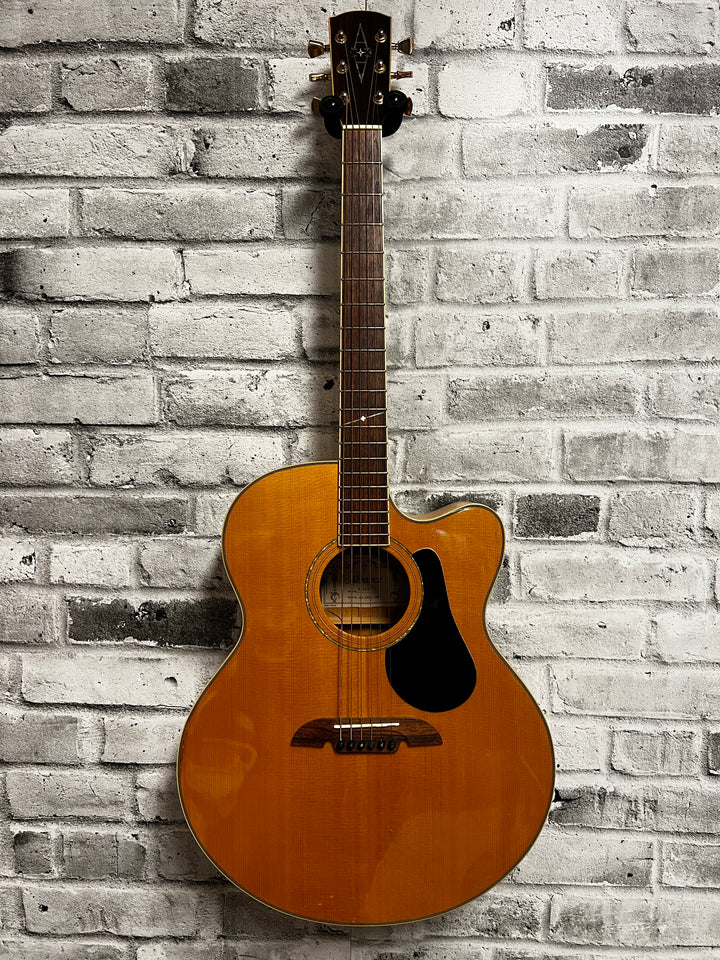 Used Alvarez AJ60SC Jumbo Acoustic-Electric Guitar – Natural