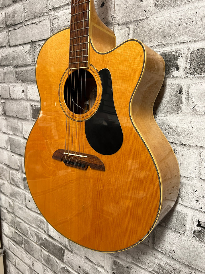 Used Alvarez AJ60SC Jumbo Acoustic-Electric Guitar – Natural