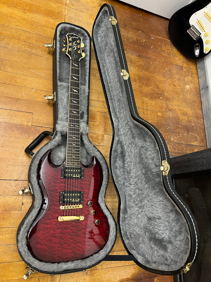 Used Epiphone SG Custom Prophecy GX – Quilted Maple Top, w/ Hardshell Case | Excellent Condition