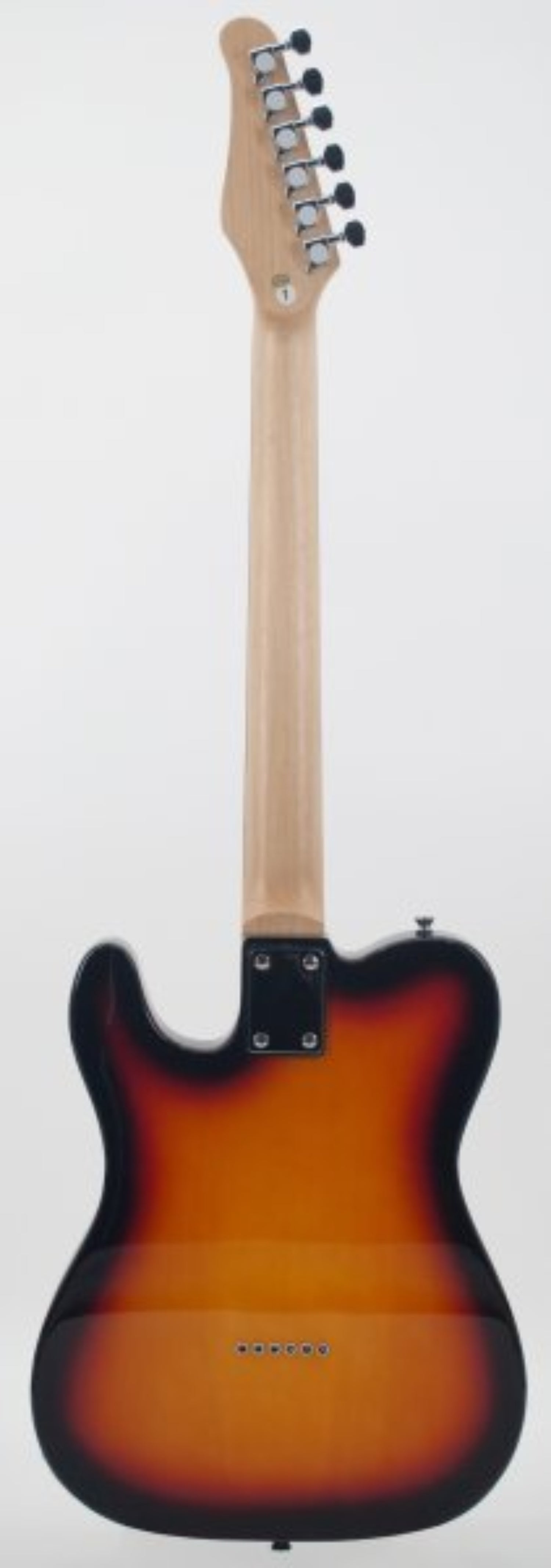 Jay Turser TL Style Lightweight Solid Body Electric Guitar, Tobacco Sunburst