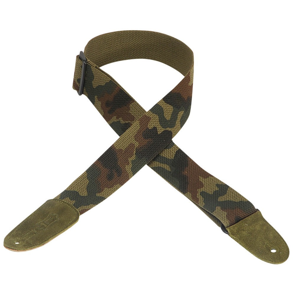 Levy's 2" Cotton Guitar Strap, Camo