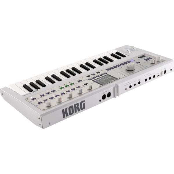KORG Limited-Edition MicroKorg 2 37-Key Synthesizer / Vocoder with Soft Case, Metallic White