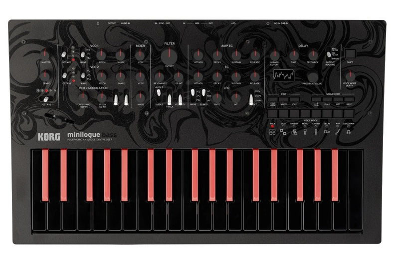 KORG Limited Edition 37-Key Minilogue Bass Polyphonic Analogue Synthesizer