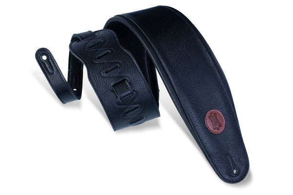 Levy's Garment Leather 4.5" Bass Strap, Black