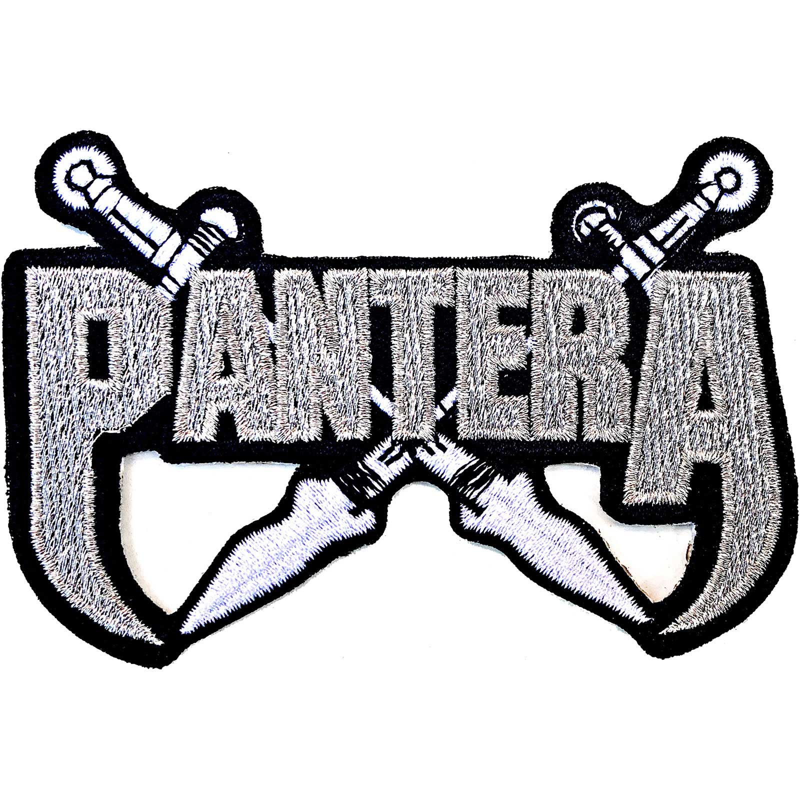 PANTERA STANDARD PATCH: SILVER SWORDS