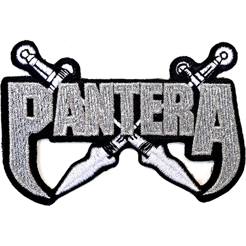 PANTERA STANDARD PATCH: SILVER SWORDS