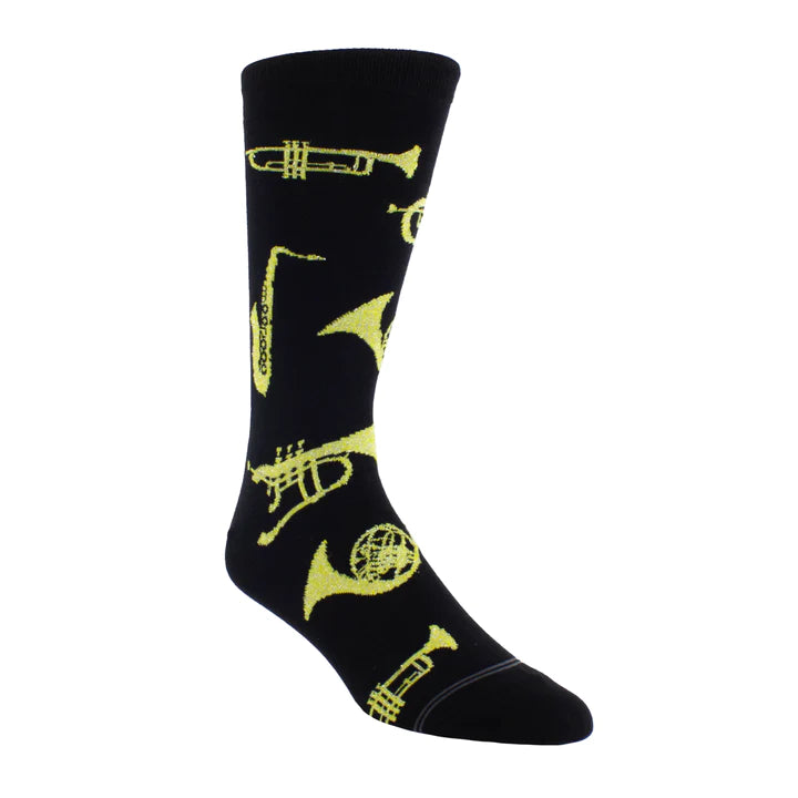 BRASS INSTRUMENTS CREW KNIT IN SOCKS, 1 PAIR