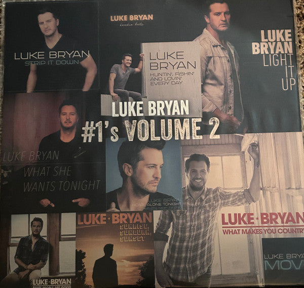 VINYL Luke Bryan #1's Volume 2 (Tangerine Orange)