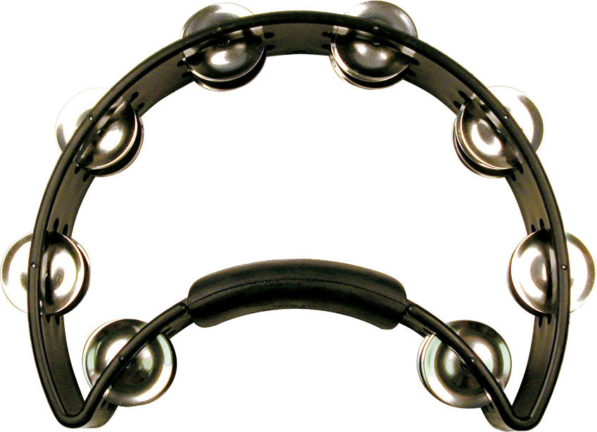 Rhythm Tech RT1010 Black with Nickel Jingles Tambourine