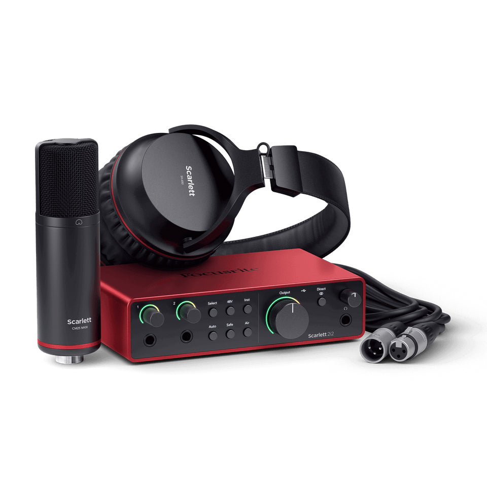 Focusrite Scarlett 2i2 Studio 4th Gen – Faders Music Inc.