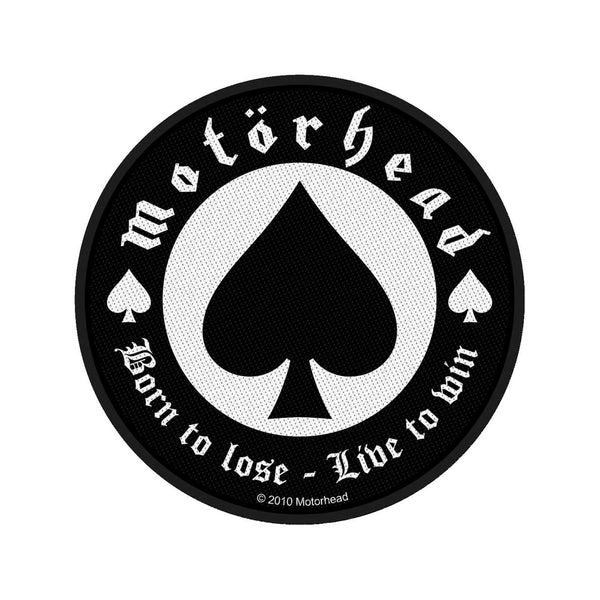 MOTORHEAD STANDARD PATCH: BORN TO LOSE (LOOSE)