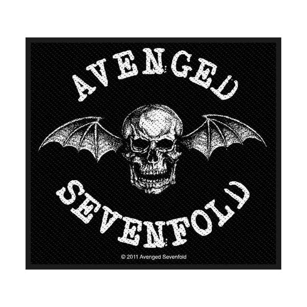 AVENGED SEVENFOLD STANDARD WOVEN PATCH: DEATH BAT