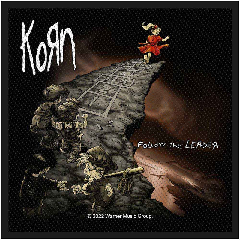 KORN STANDARD WOVEN PATCH FOLLOW THE LEADER