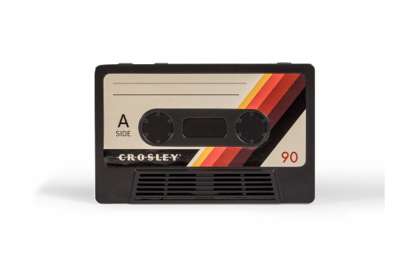 Crosley Cassette Tape Portable Bluetooth Speaker - Black