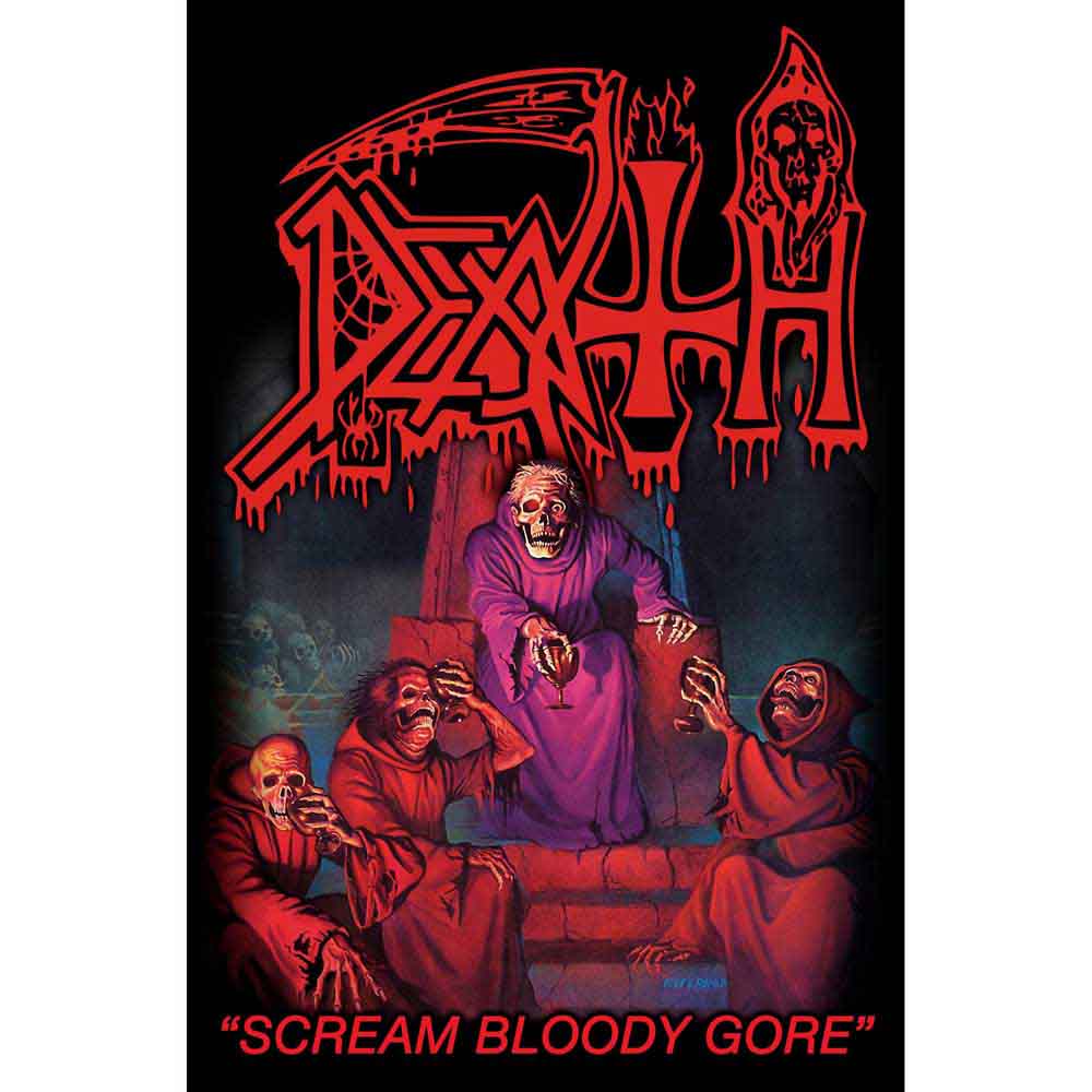 Death Textile Poster Scream Bloody Gore