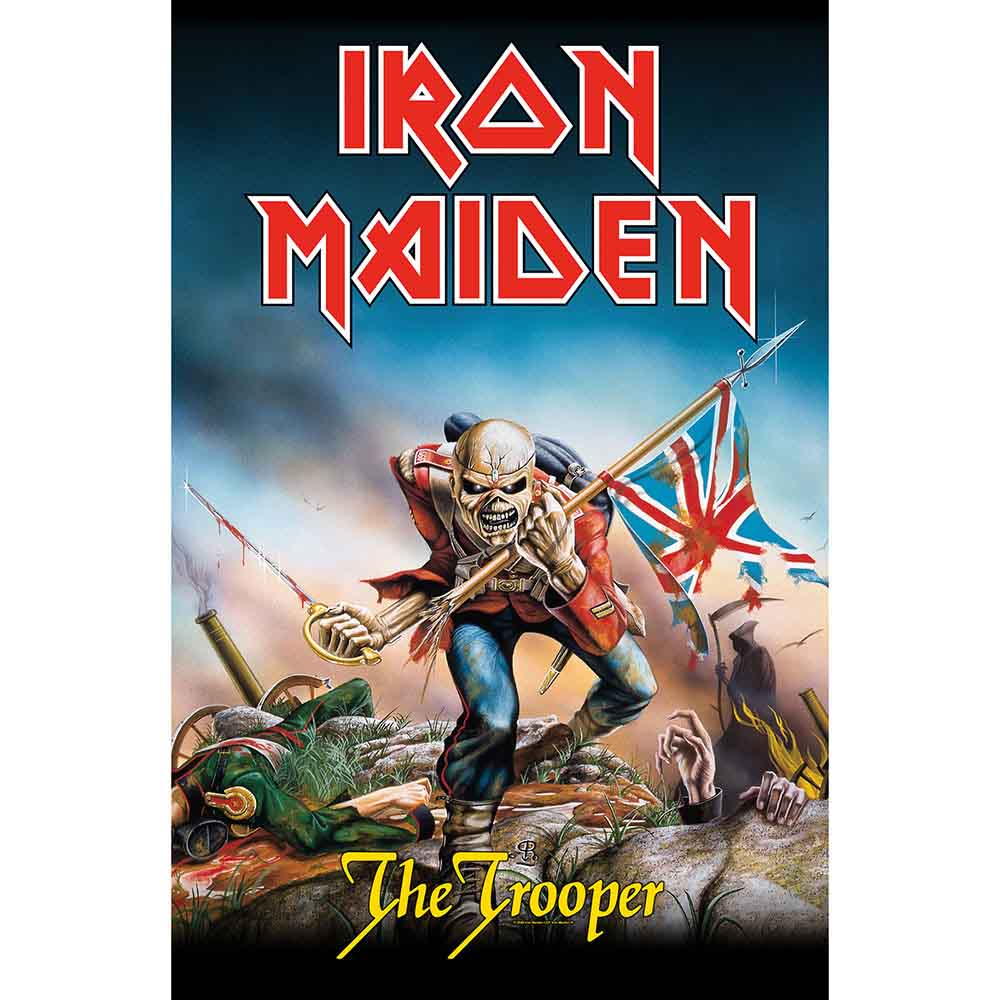 Iron Maiden Textile Poster The Trooper