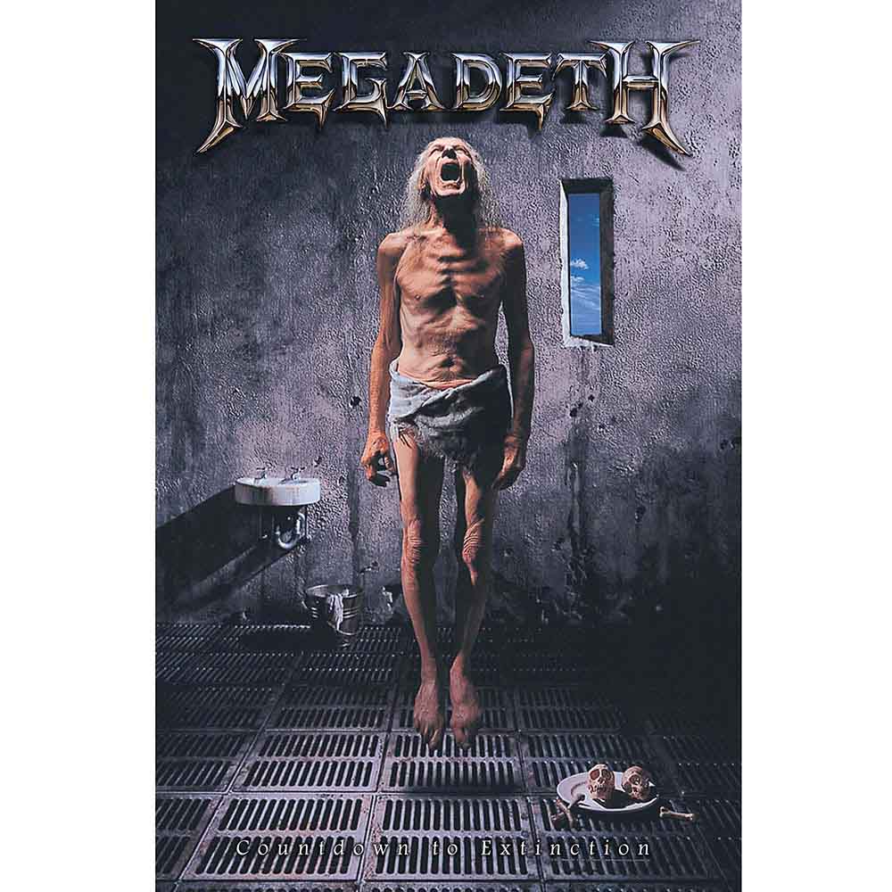 Megadeth Textile Poster Countdown to Extinction