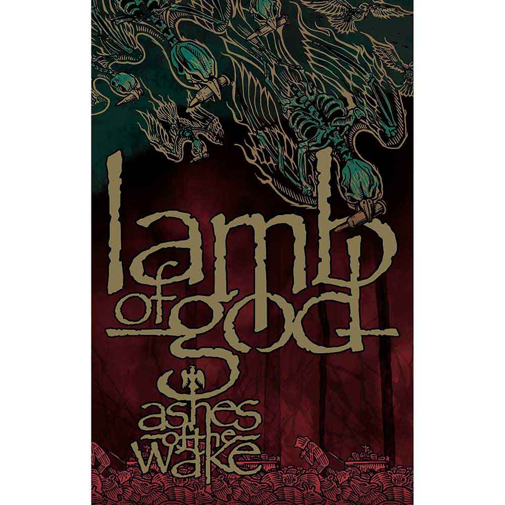 Lamb Of God Textile Poster Ashes Of The Wake