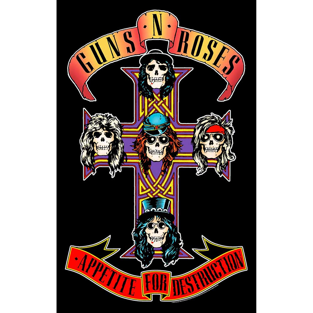 Guns N' Roses Textile Poster Appetite For Destruction